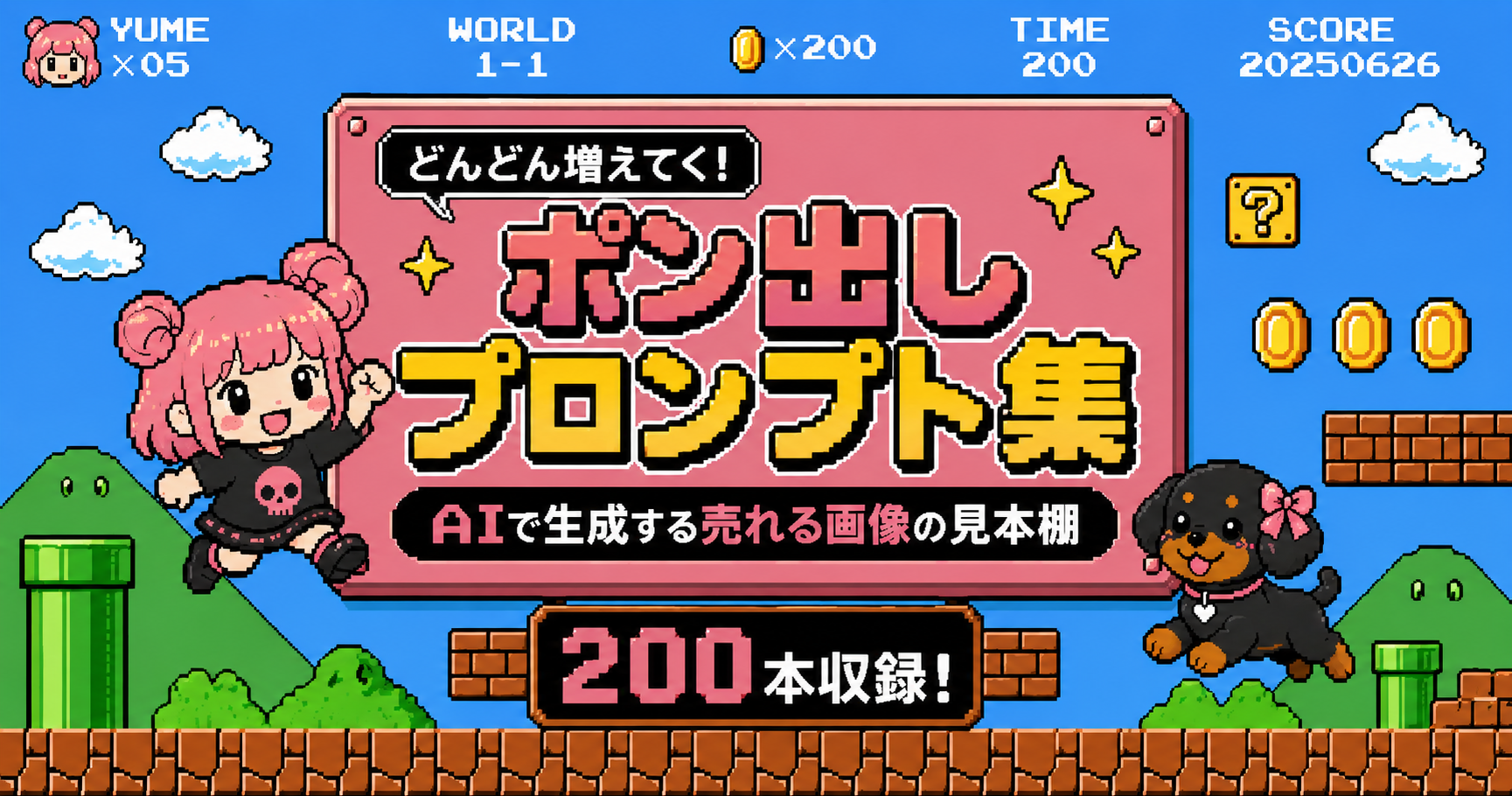 ポン出しプロンプト集200